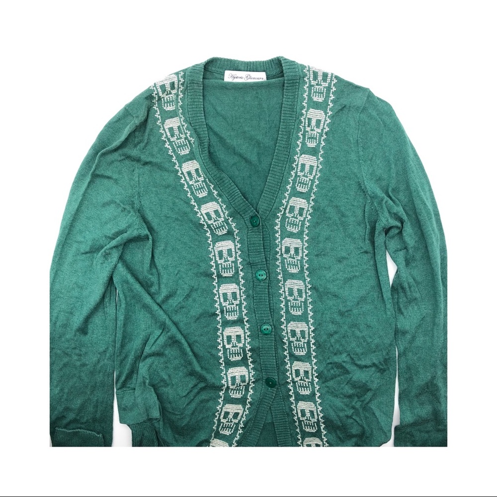 Hysteric Glamour skull cardigan